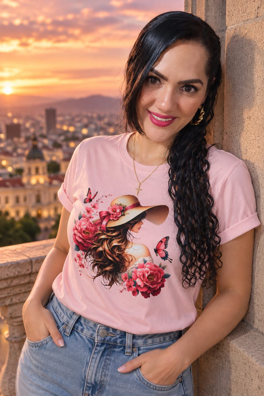 Camiseta tela Fria manga doblada