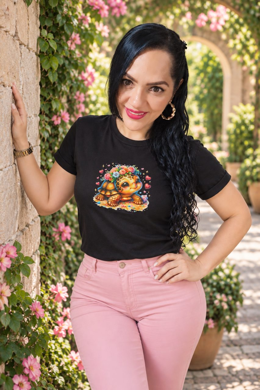 Camiseta tela Fria manga doblada