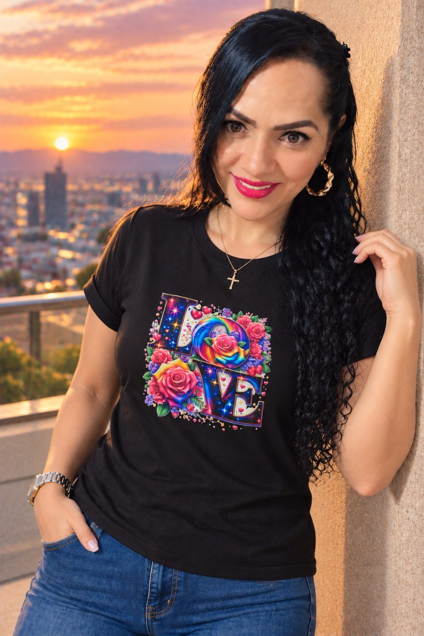 Camiseta tela Fria manga doblada