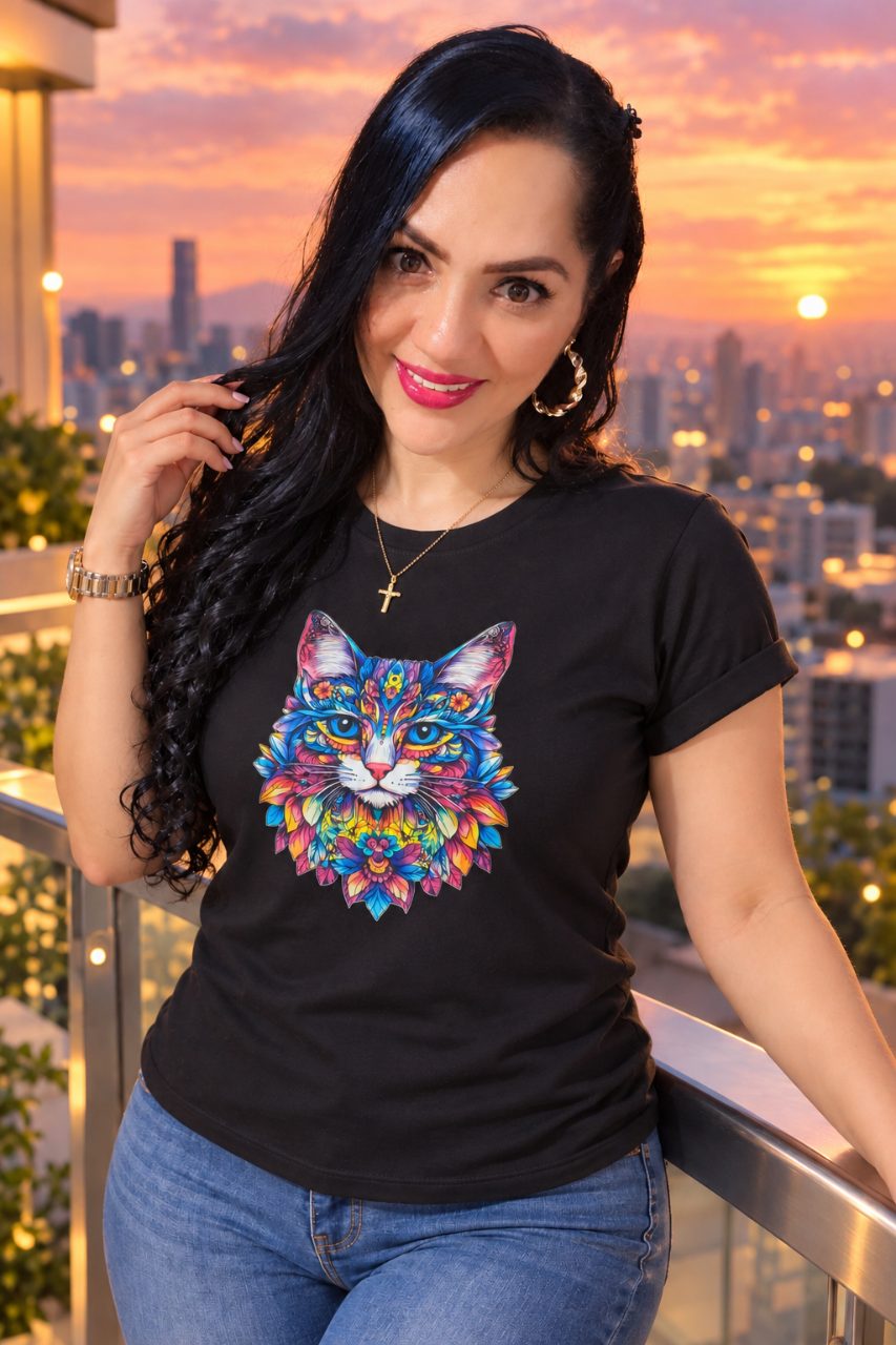 Camiseta tela Fria manga doblada